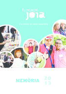Fundació Joia: Memòria 2013