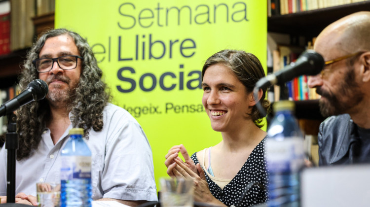 Aina Lorenzo, activista també d’Activament, va expressar que, per ella, poder fer activisme en primera persona és important. Jordi Borràs